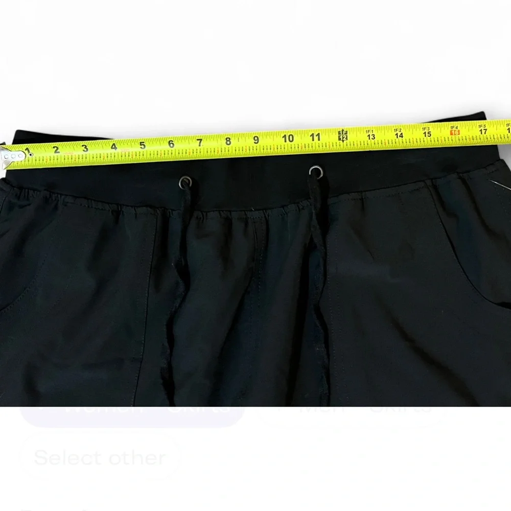 ✨NWT Da-Sh-tek Black Sporty Skirt with Drawstring - Picture 4 of 6